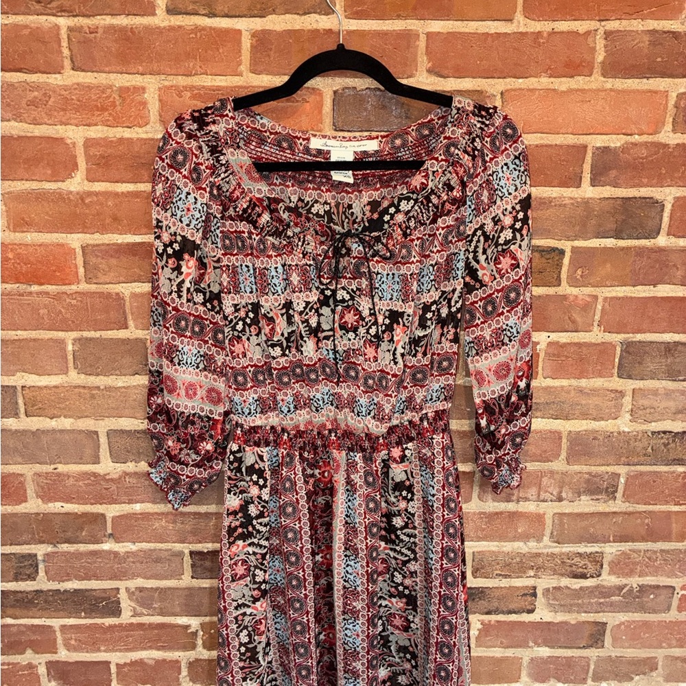 American‎ Rag Multicolor Long Sleeve Dress